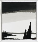 Night song 1, indian ink on arches, 29x25cm, Luke Wagner 2008