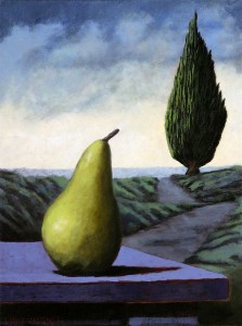 Here, oil on linen, 40x30cm, Luke Wagner