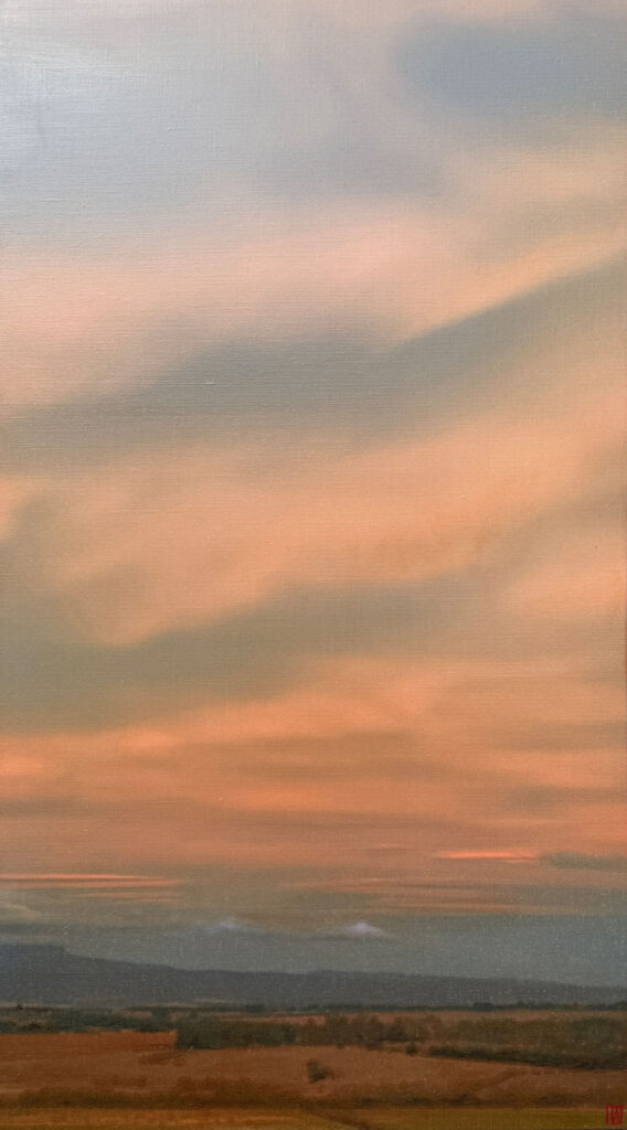 Each Step Remembered, oil on linen, 137x77cm 2026