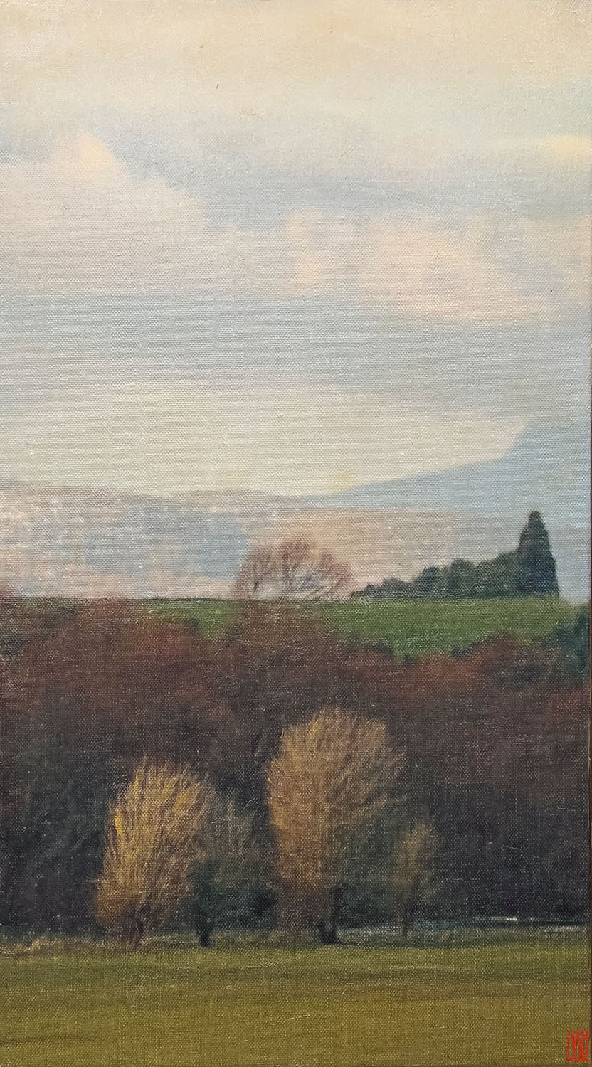 Land of Music, Oil on linen, 66x41cm 2023