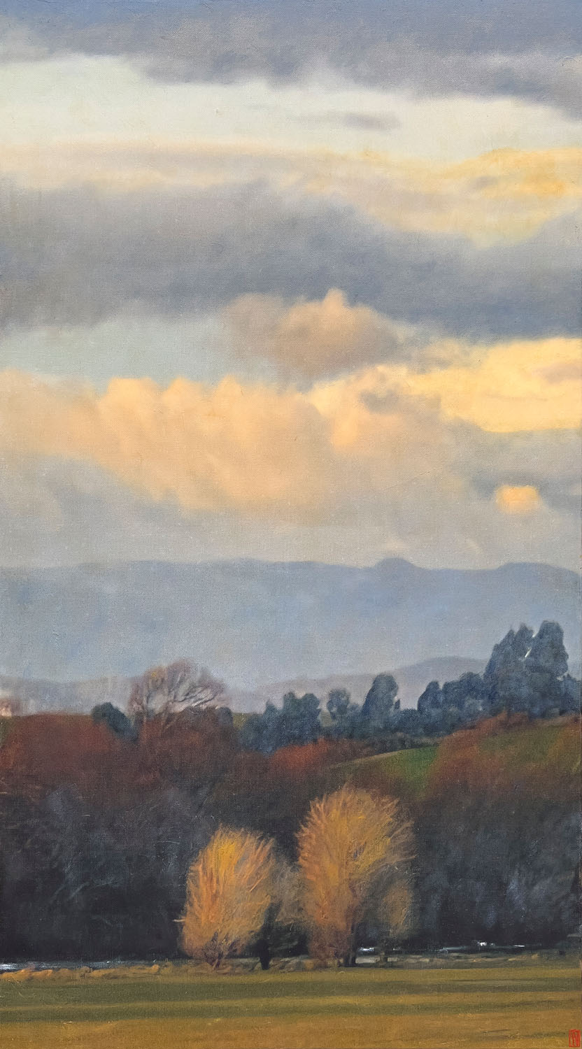 Morning Found Me, Oil on linen, 122x82cm 2023
