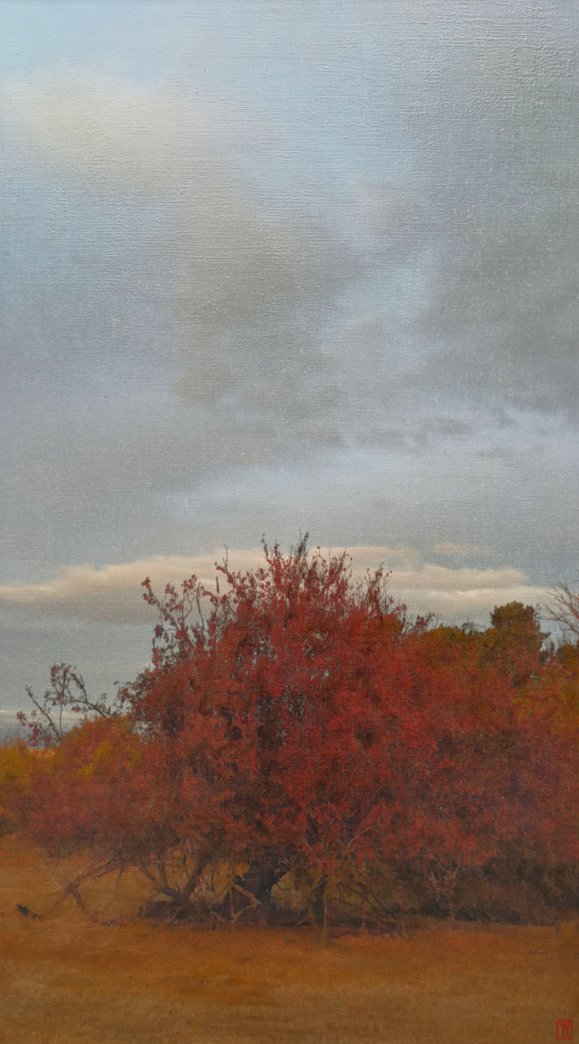 Nothing Spoken, yet everything present, oil on linen, 137x76cm 2026
