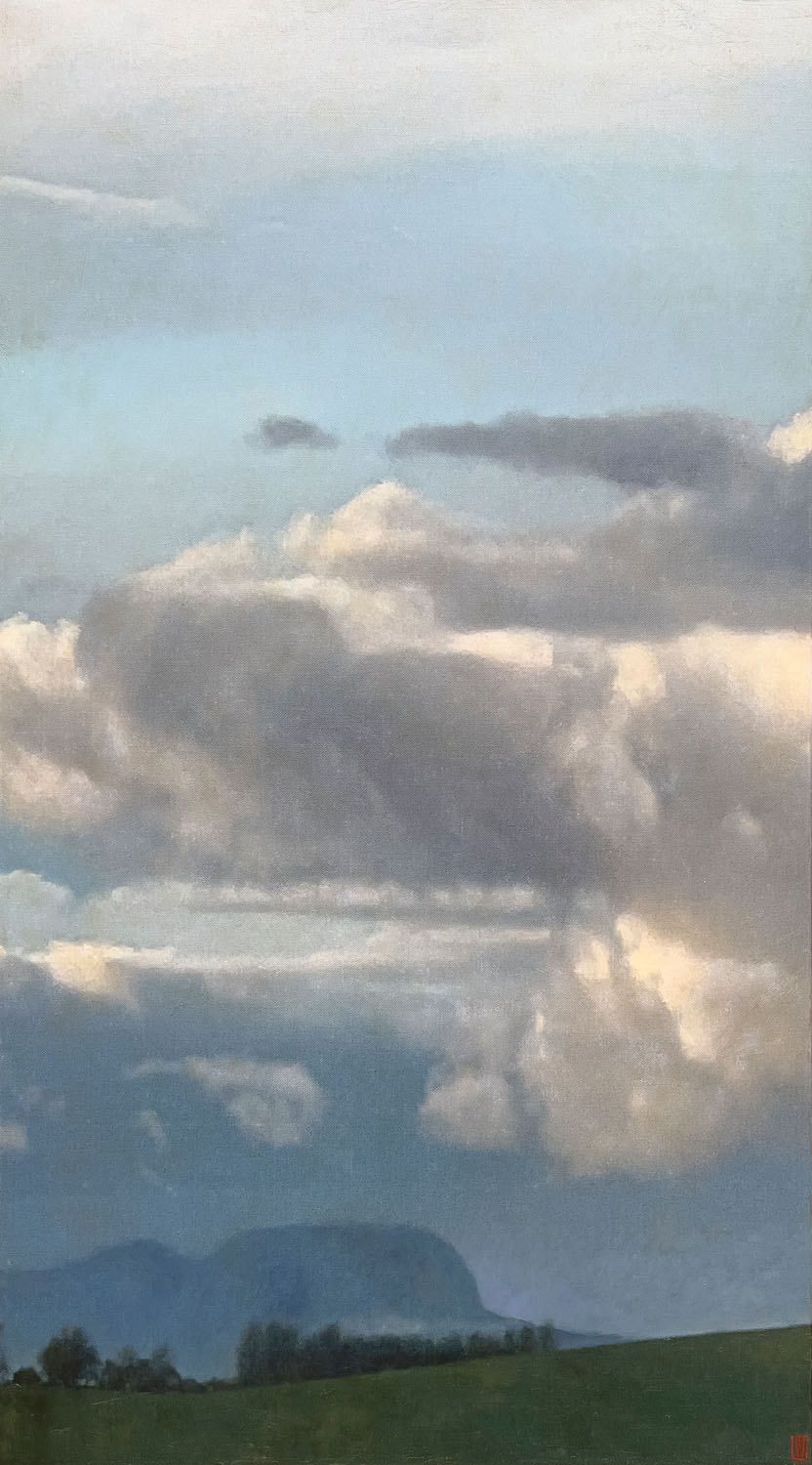 Presence in a Cloud_, Oil on linen, 122x82cm 2023