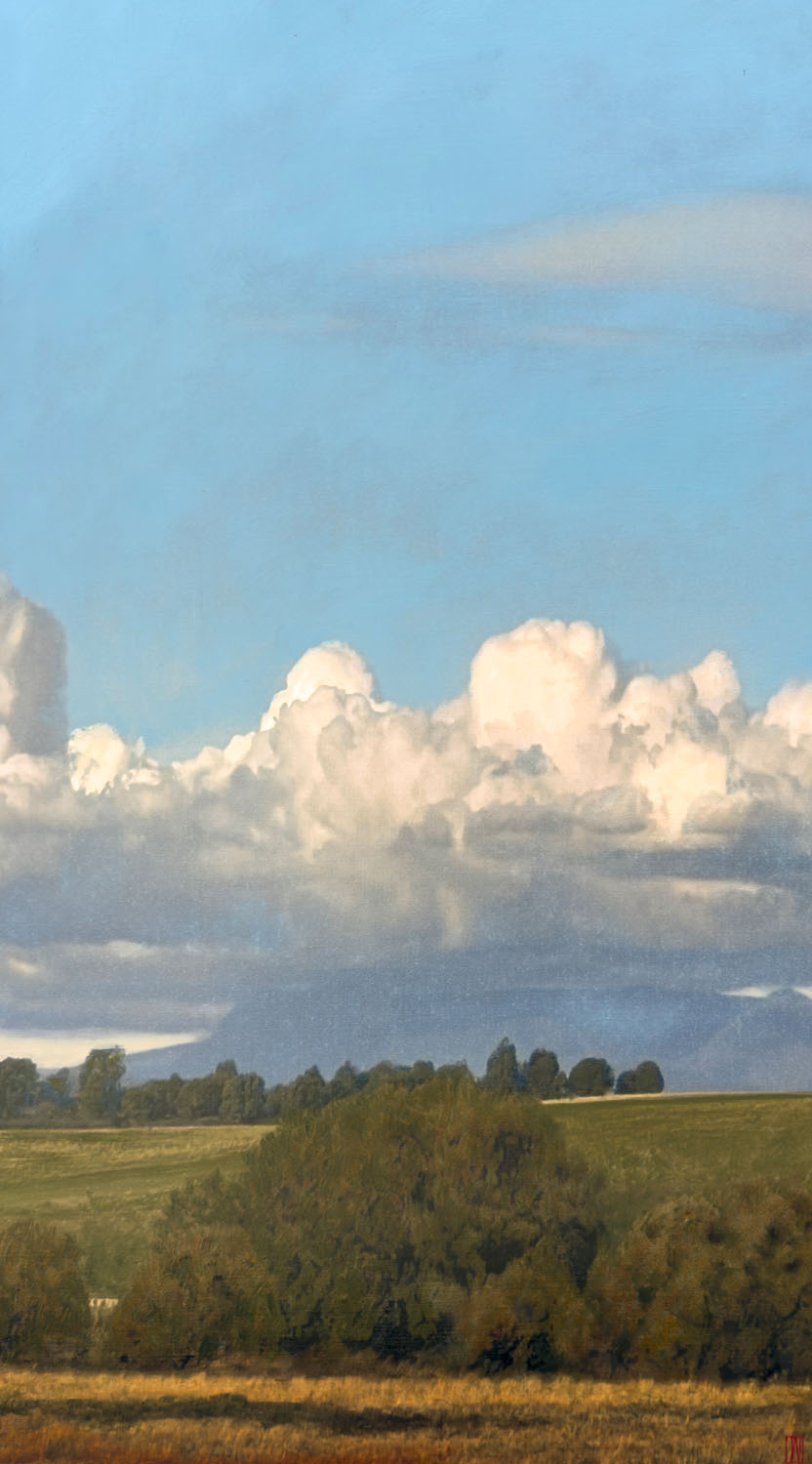 Questioning Voices, oil on linen, 137x76cm 2026