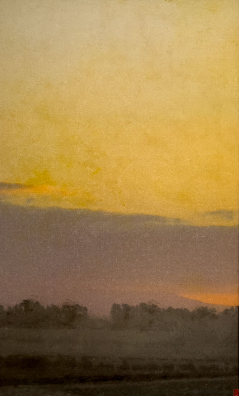 Luke Wagner, The Last Evening, Oil on linen 122x76cm, 2025