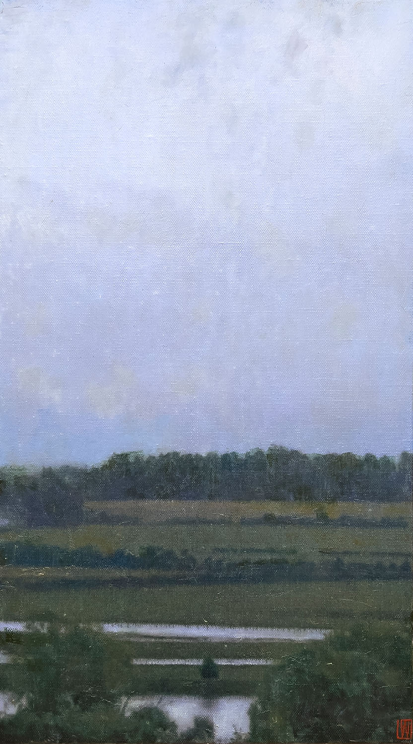 Unreturning Light, Oil on linen, 66x41cm 2023