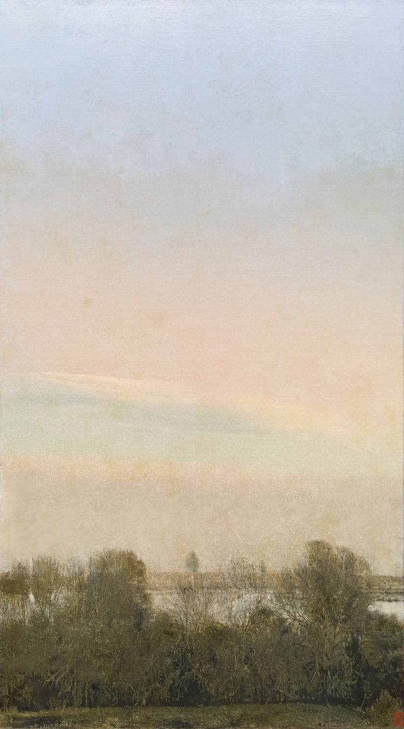 Wakeful with Questioning, Oil on linen, 122x82cm 2023