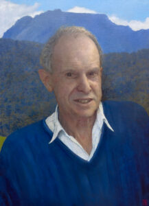 Neale John Edwards portrait, Luke Wagner, oil on linen, 122x92cm 2026