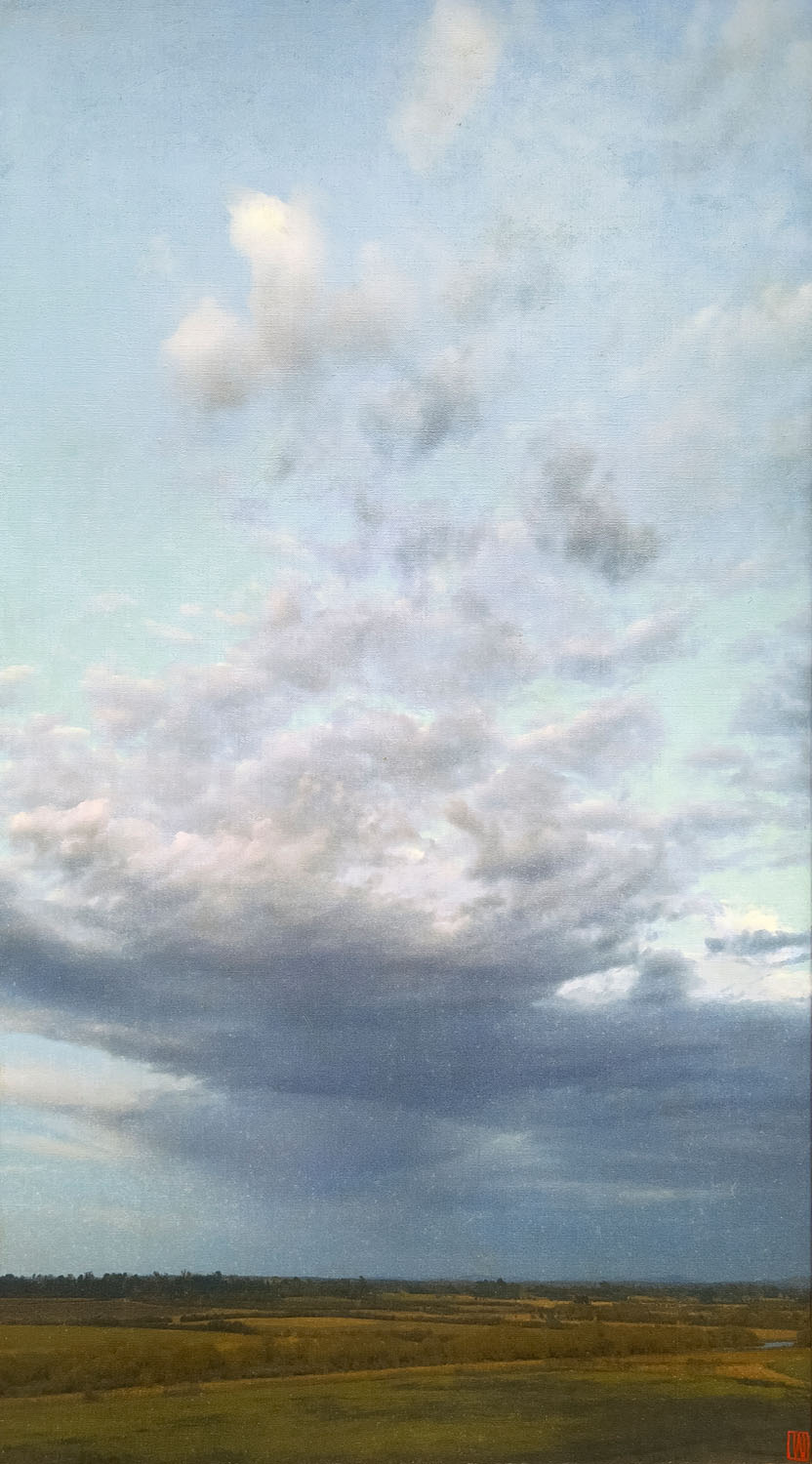 Gulfs of sleep, oil on linen, 137x76cm 2024