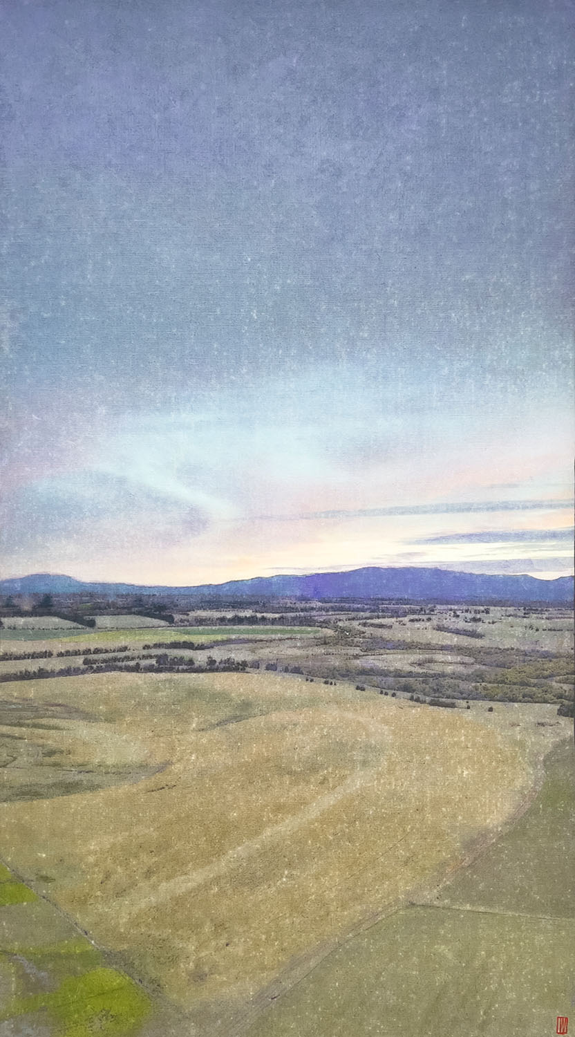 Sleepless and not spent, oil on linen, 137x76cm 2024